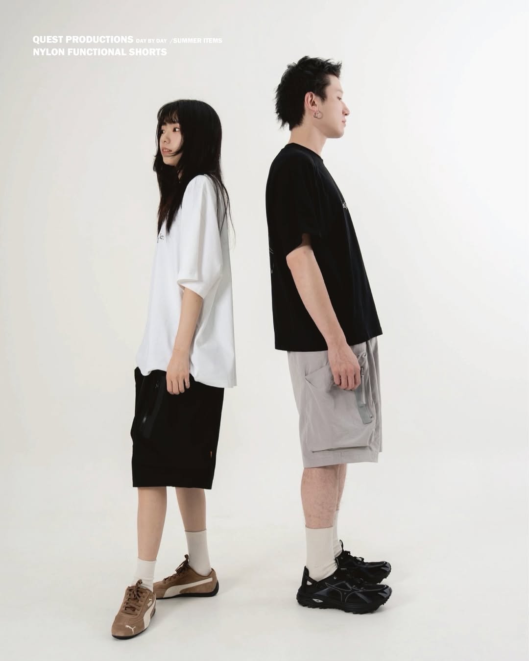 台灣品牌QUEST NYLON FUNCTIONAL SHORTS 機能口袋短褲