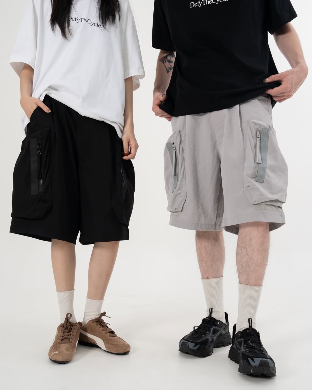 台灣品牌QUEST NYLON FUNCTIONAL SHORTS 機能口袋短褲