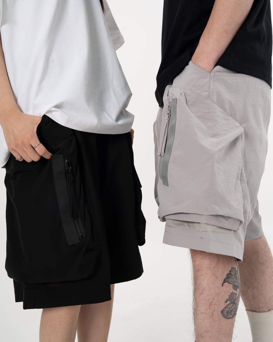 台灣品牌QUEST NYLON FUNCTIONAL SHORTS 機能口袋短褲