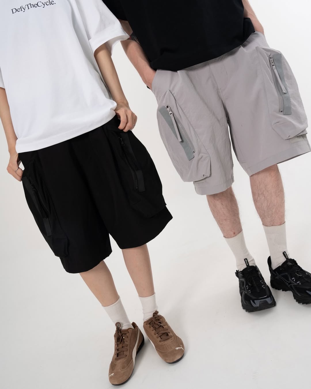台灣品牌QUEST NYLON FUNCTIONAL SHORTS 機能口袋短褲