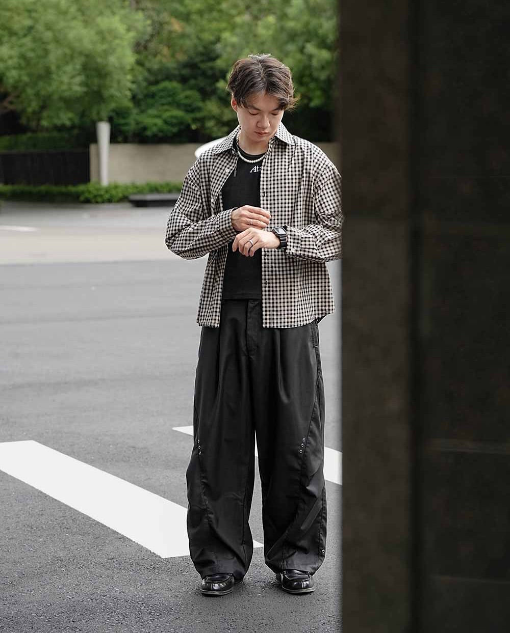 QUEST Rivet Suit Pants 剪裁西裝褲