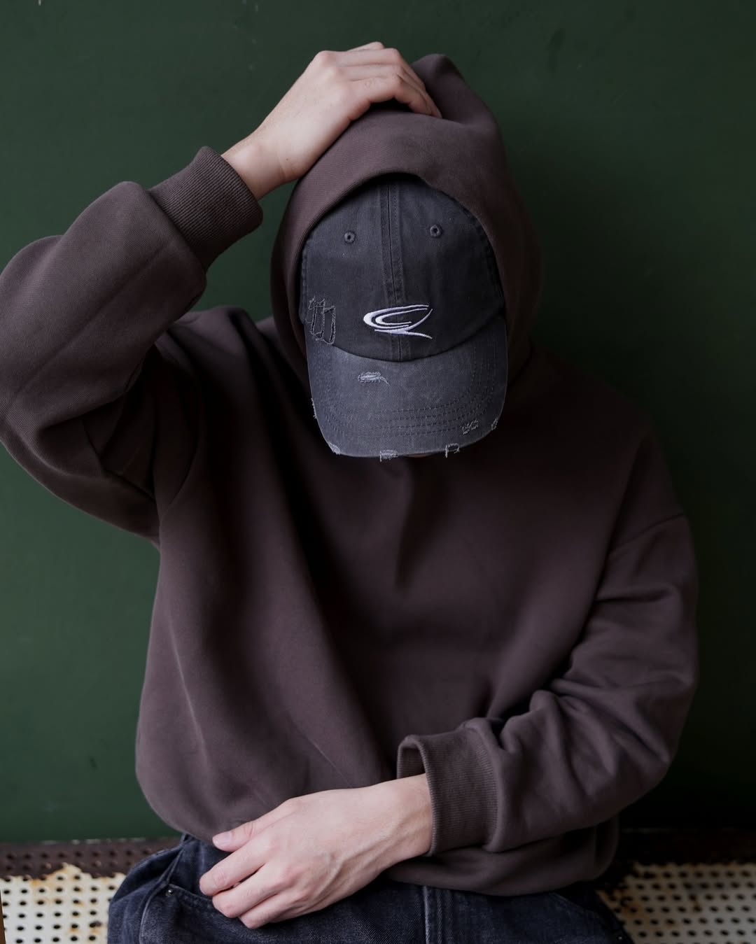 QUEST EXTREME WASH DESTROYED CAP 破壞水洗老帽 灰