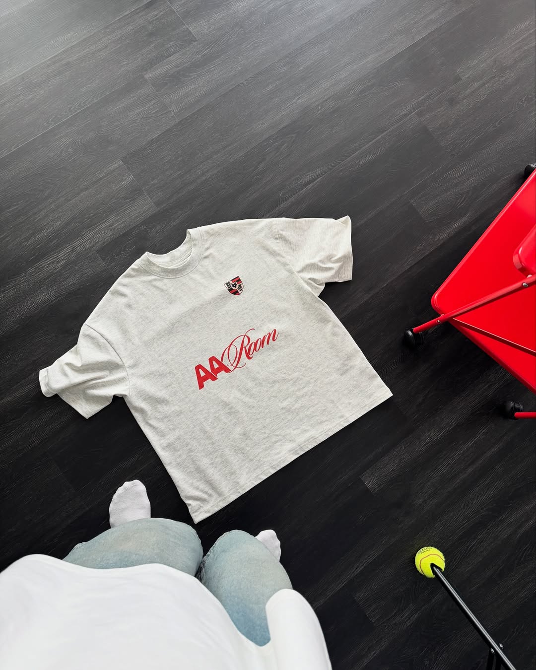 A.A Room Graphic Tee Light Grey