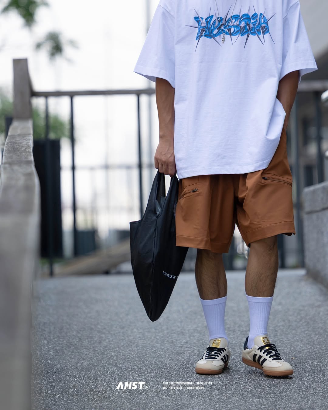 ANST 六袋 拉鍊口袋短褲 882507