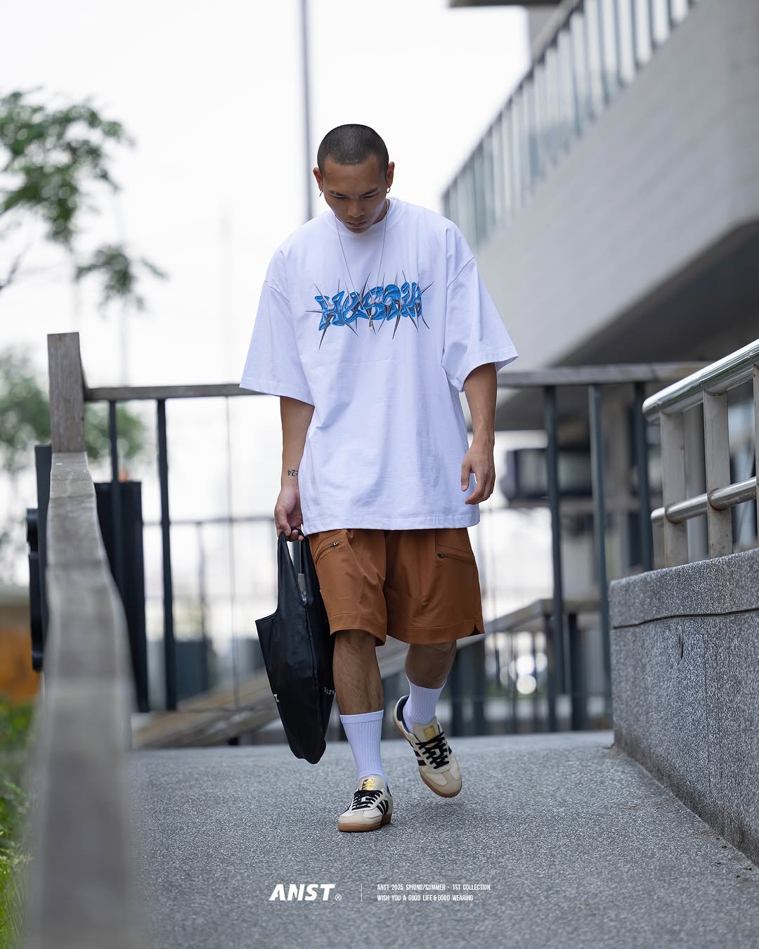 ANST 六袋 拉鍊口袋短褲 882507