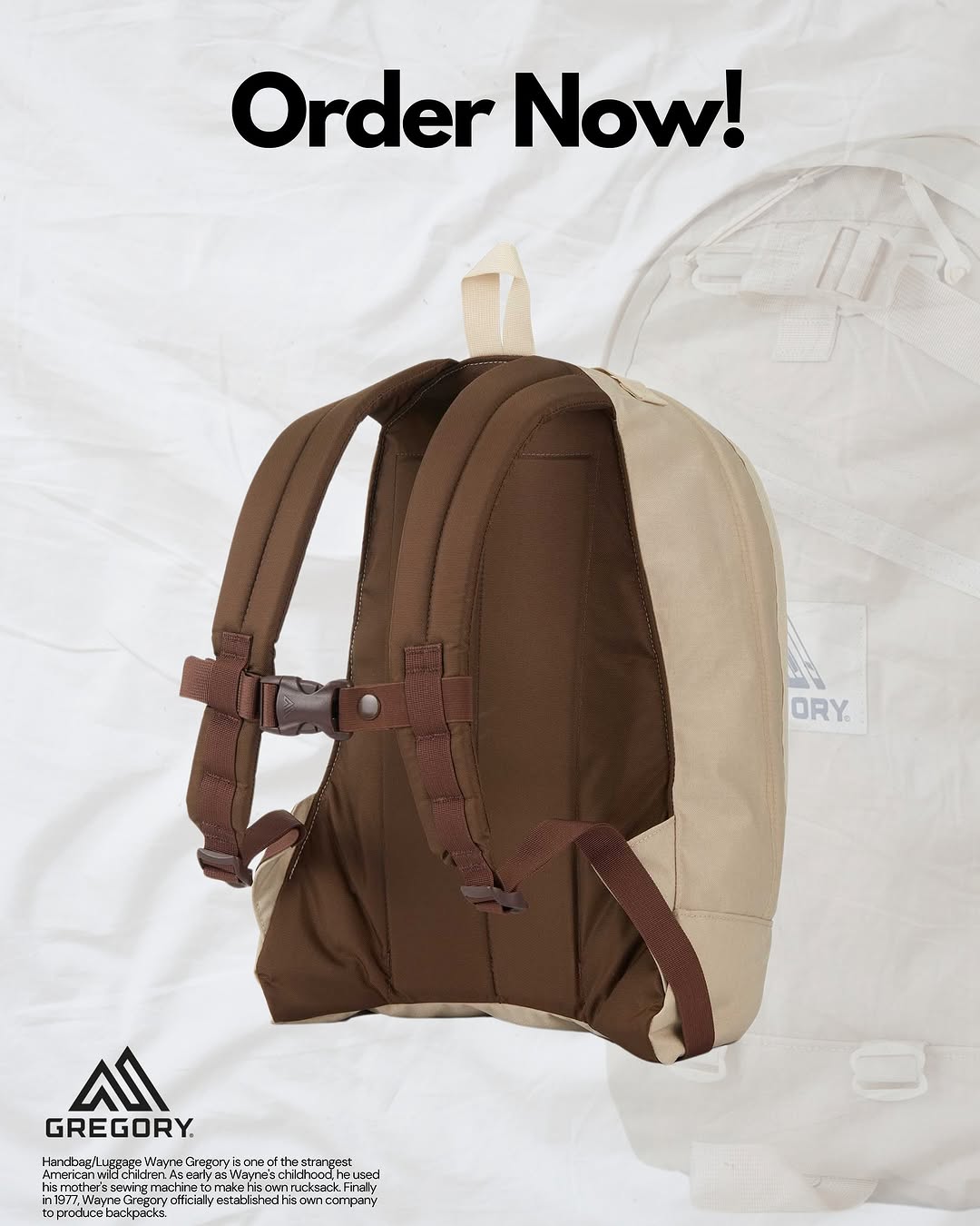 GREGORY CLASSIC DAY SNAD BEIGE 18L / 26L