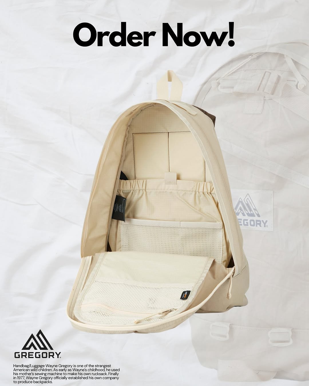 GREGORY CLASSIC DAY SNAD BEIGE 18L / 26L