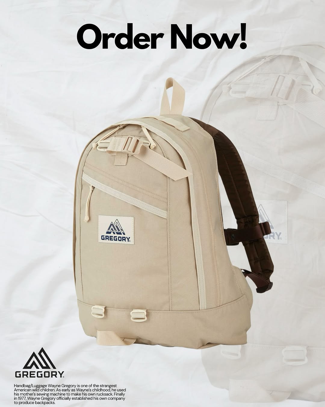 GREGORY CLASSIC DAY SNAD BEIGE 18L / 26L