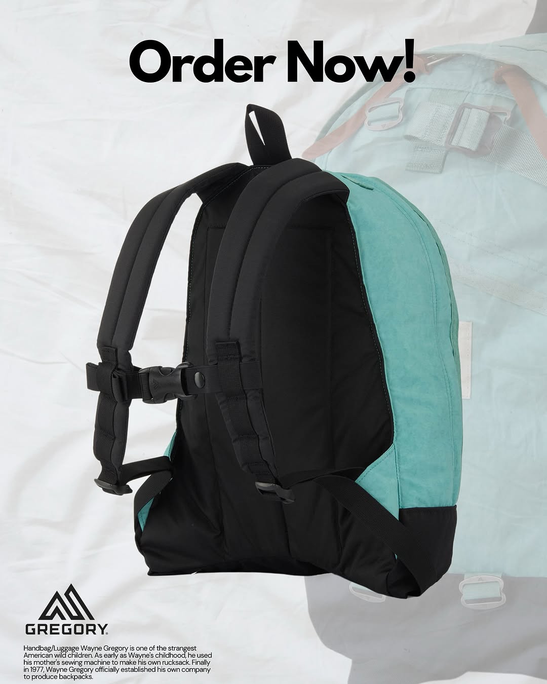 GREGORY CLASSIC DAY OCEAN GREEN 18L / 26L