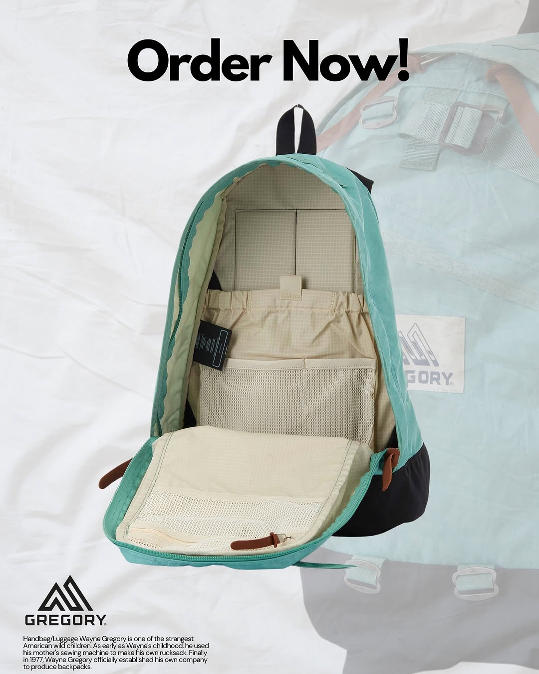 GREGORY CLASSIC DAY OCEAN GREEN 18L / 26L