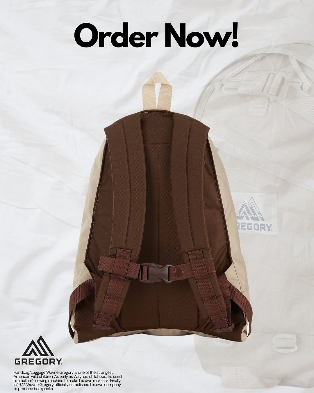 GREGORY CLASSIC DAY SNAD BEIGE 18L / 26L