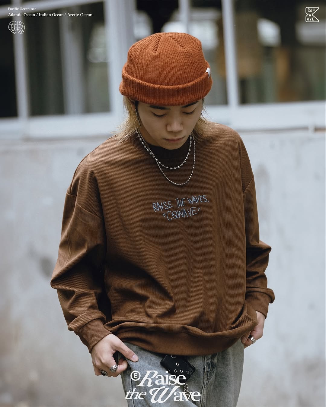 COWAVE 2024 Autumn & Winter Corduroy Sweatshirt