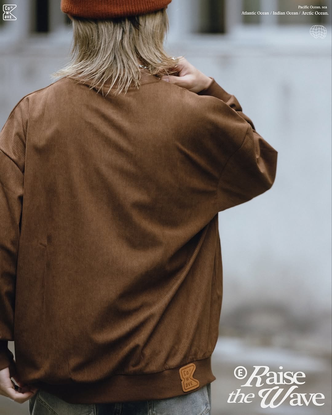 COWAVE 2024 Autumn & Winter Corduroy Sweatshirt
