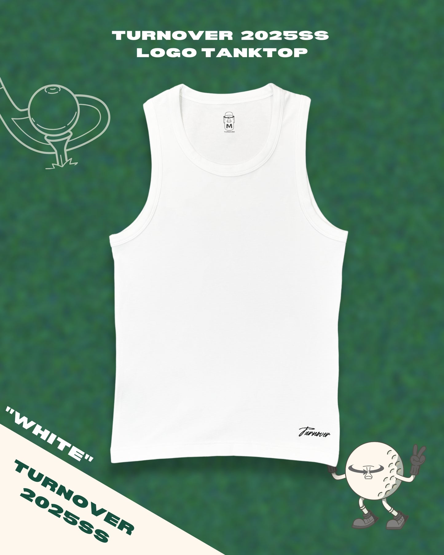 TURNOVER 2025SS LOGO TANKTOP
“25SSV1 LOGO 背心”