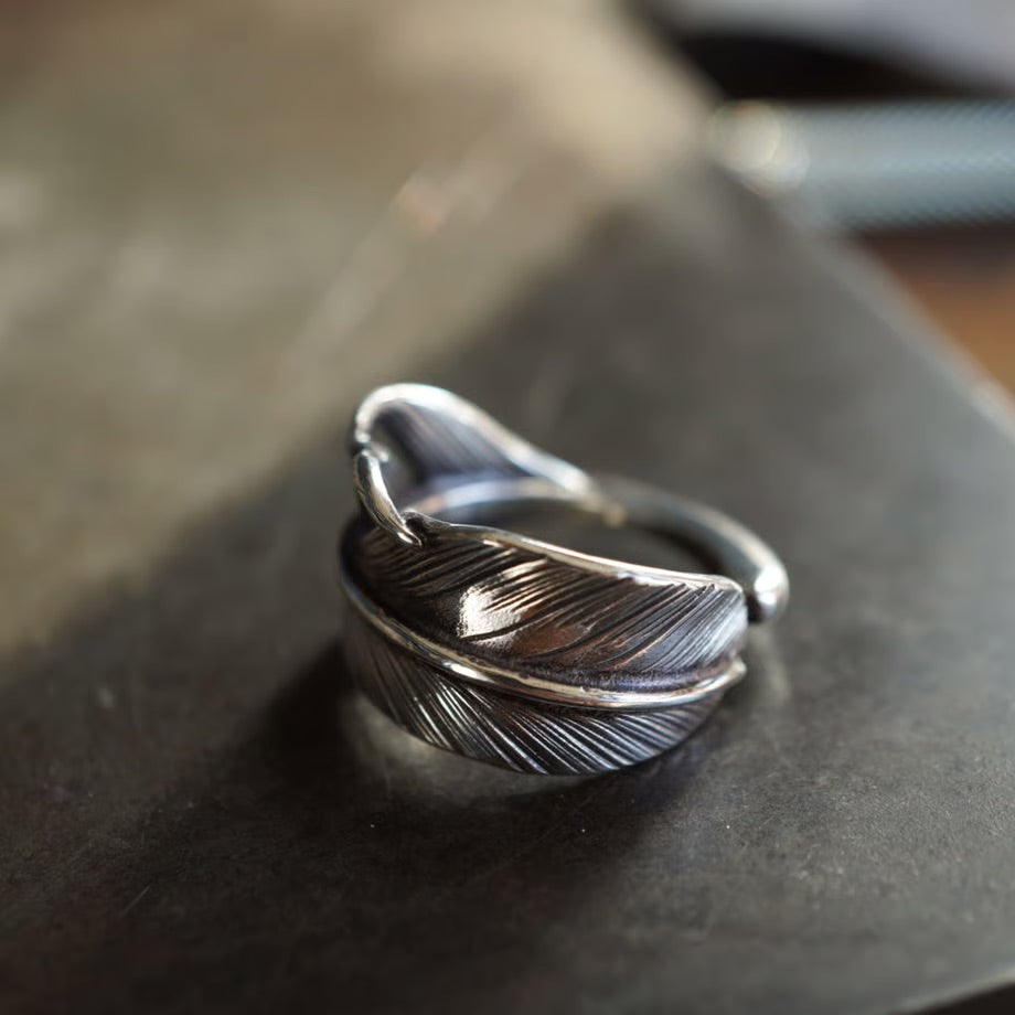 feather ring narrow 【cast】