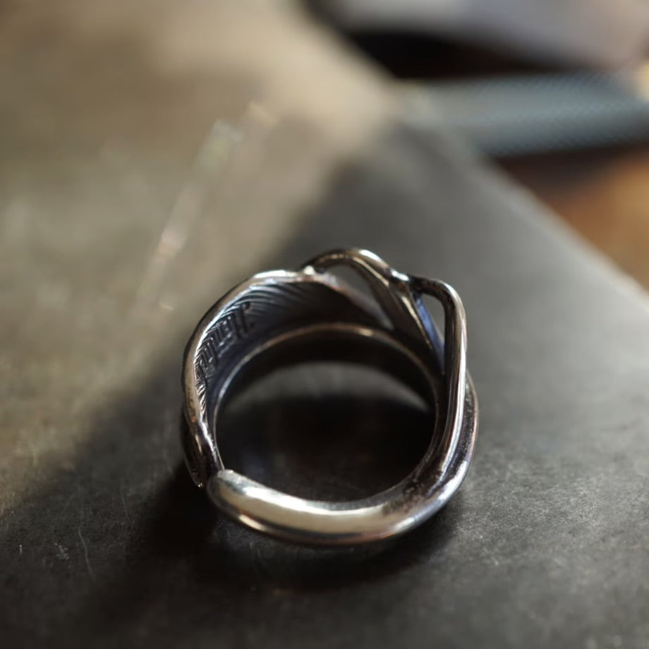 feather ring narrow 【cast】