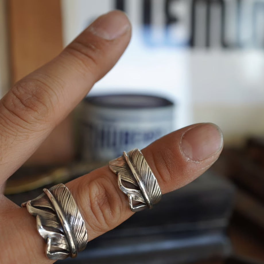 feather ring narrow 【cast】