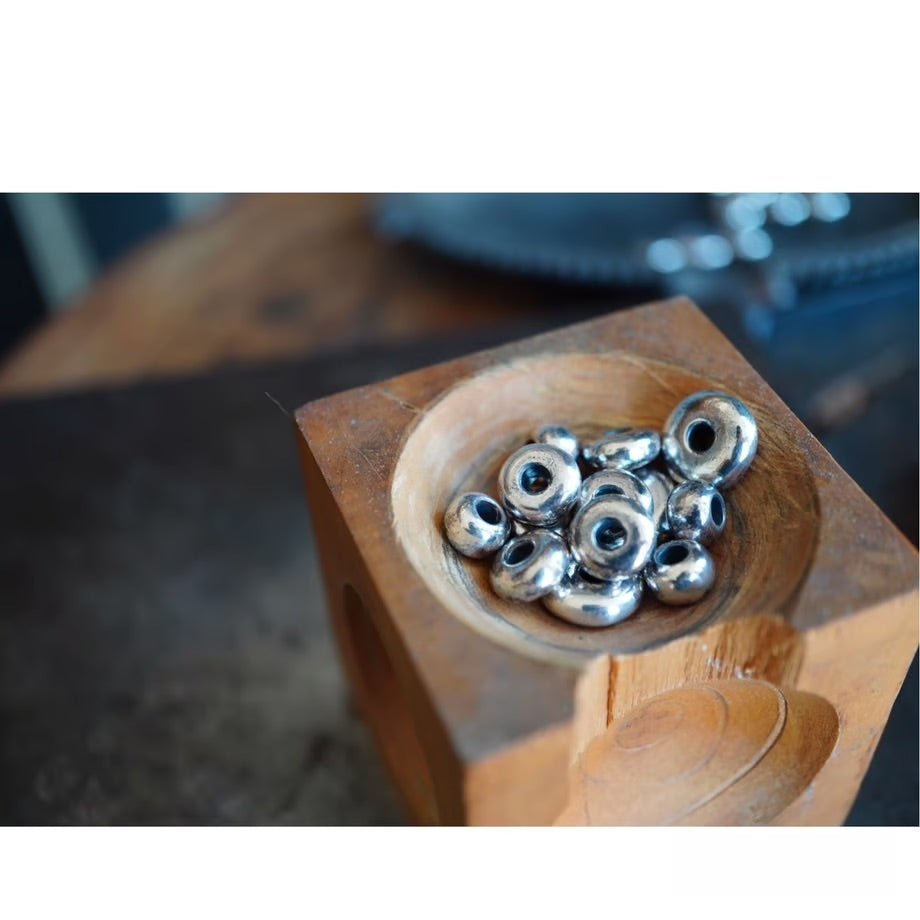silver beads S
