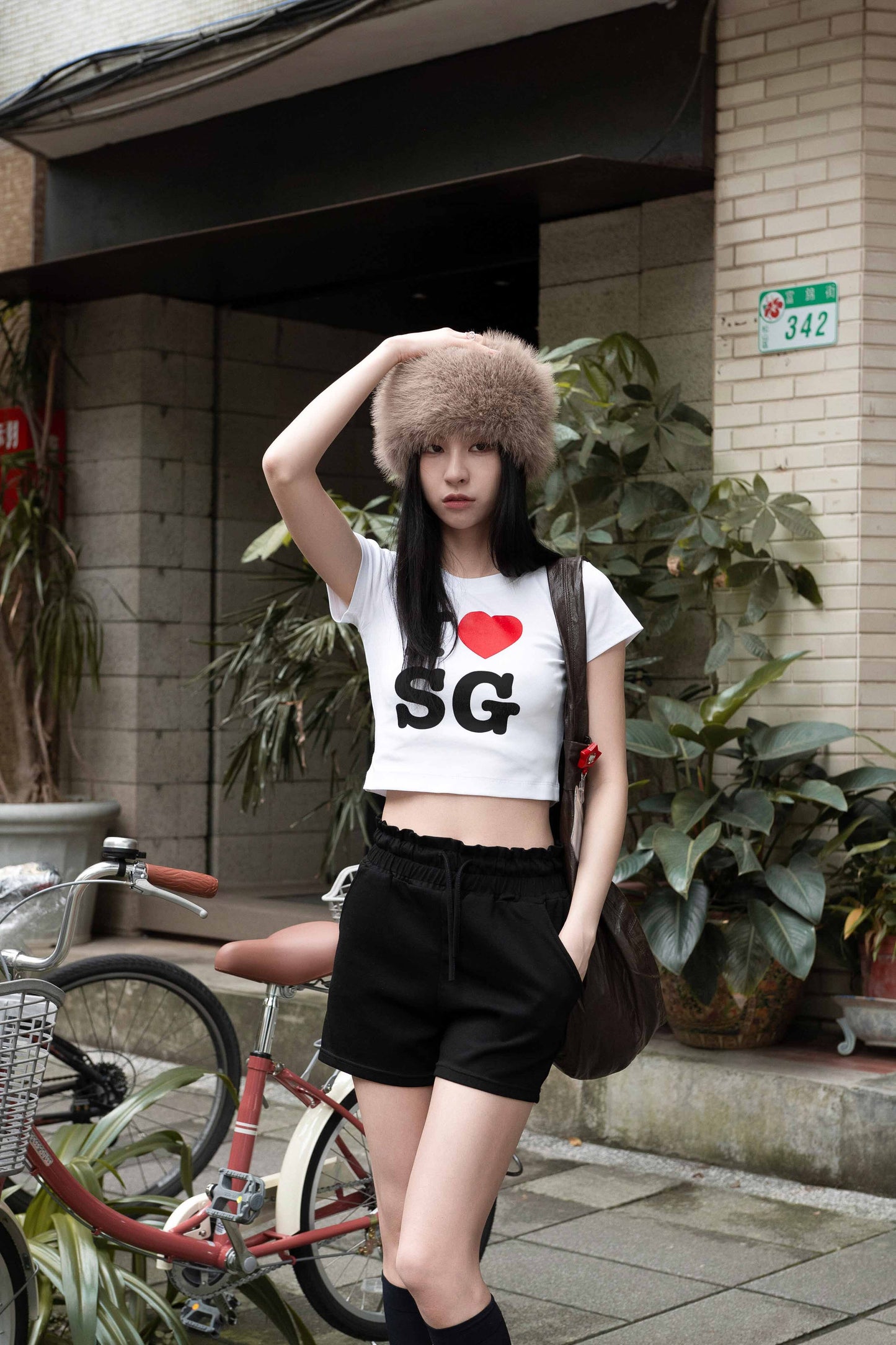 SIMON MADE GC-2501 I LOVE SG 短袖 短T