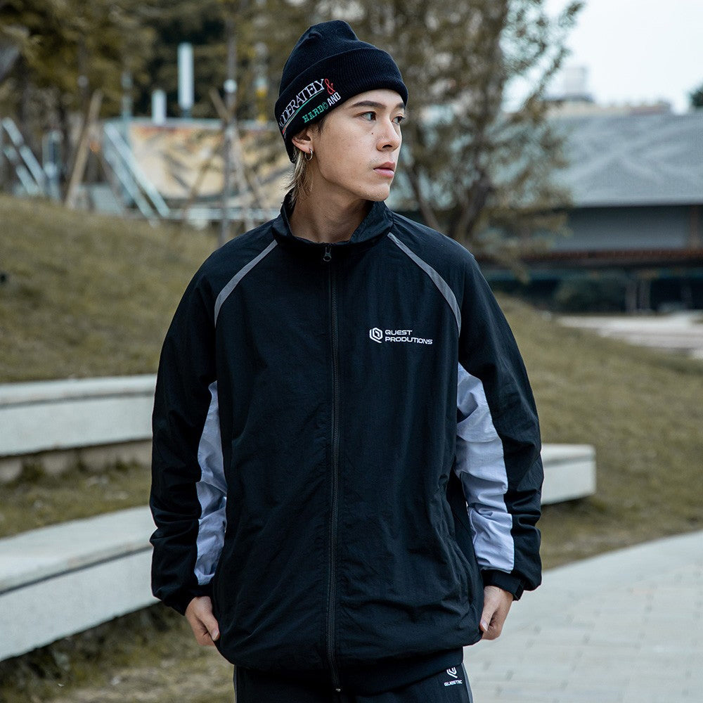 【QUEST】TECH LOGO TRACK JACKET - TECH LOGO 運動外套