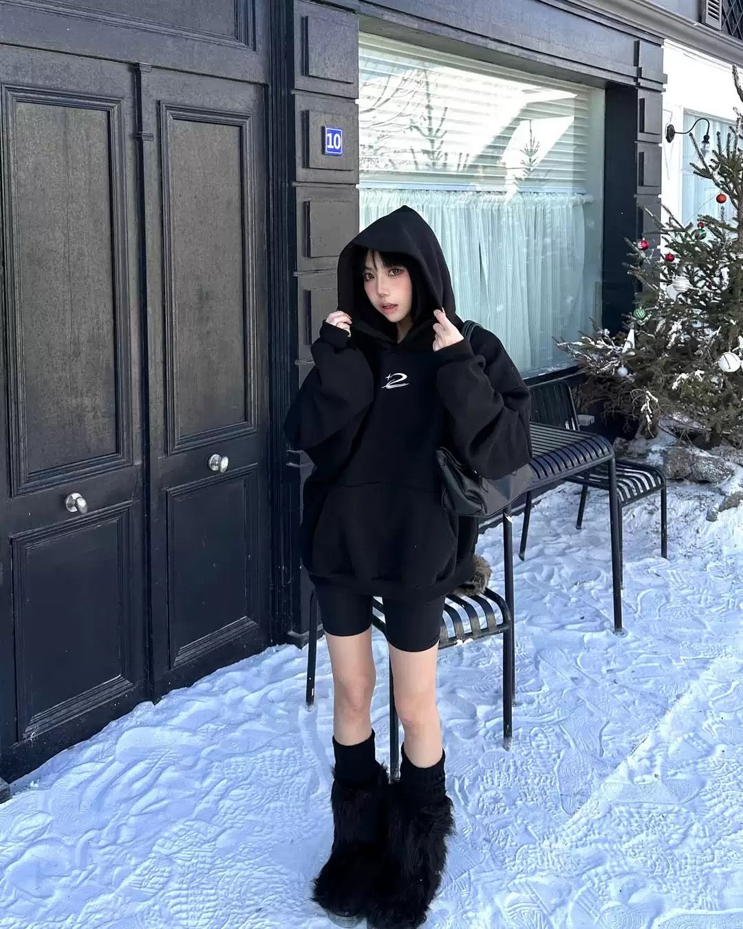 DCM LOGO HOODIE 重磅 流星帽T 星星 DCM-L07