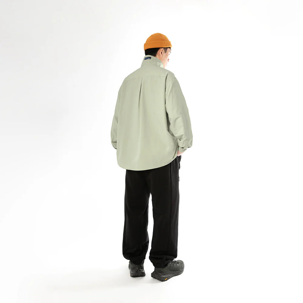 TMCAZ - Stand Collar Shirt Jacket