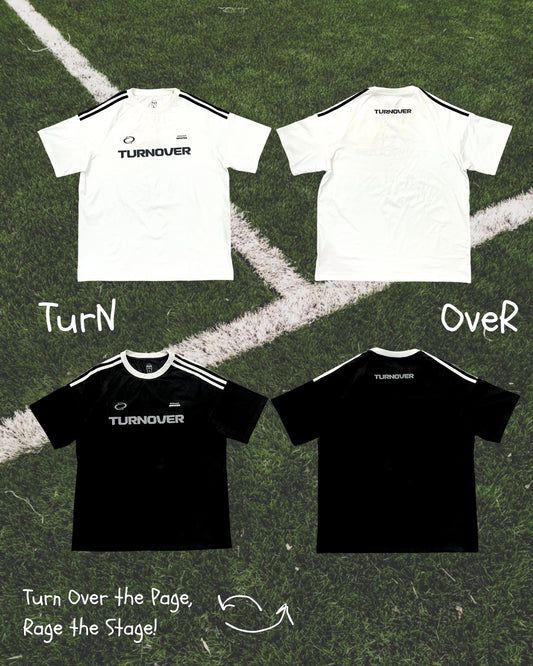 TURNOVER 2025SS Vortex Football Tee “25SSFT1 渦流足球TEE”