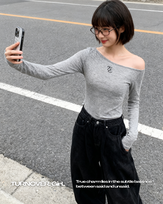 TURNOVER 2025AW Charcoal Shoulder “25AW-WG6 墨.肩”