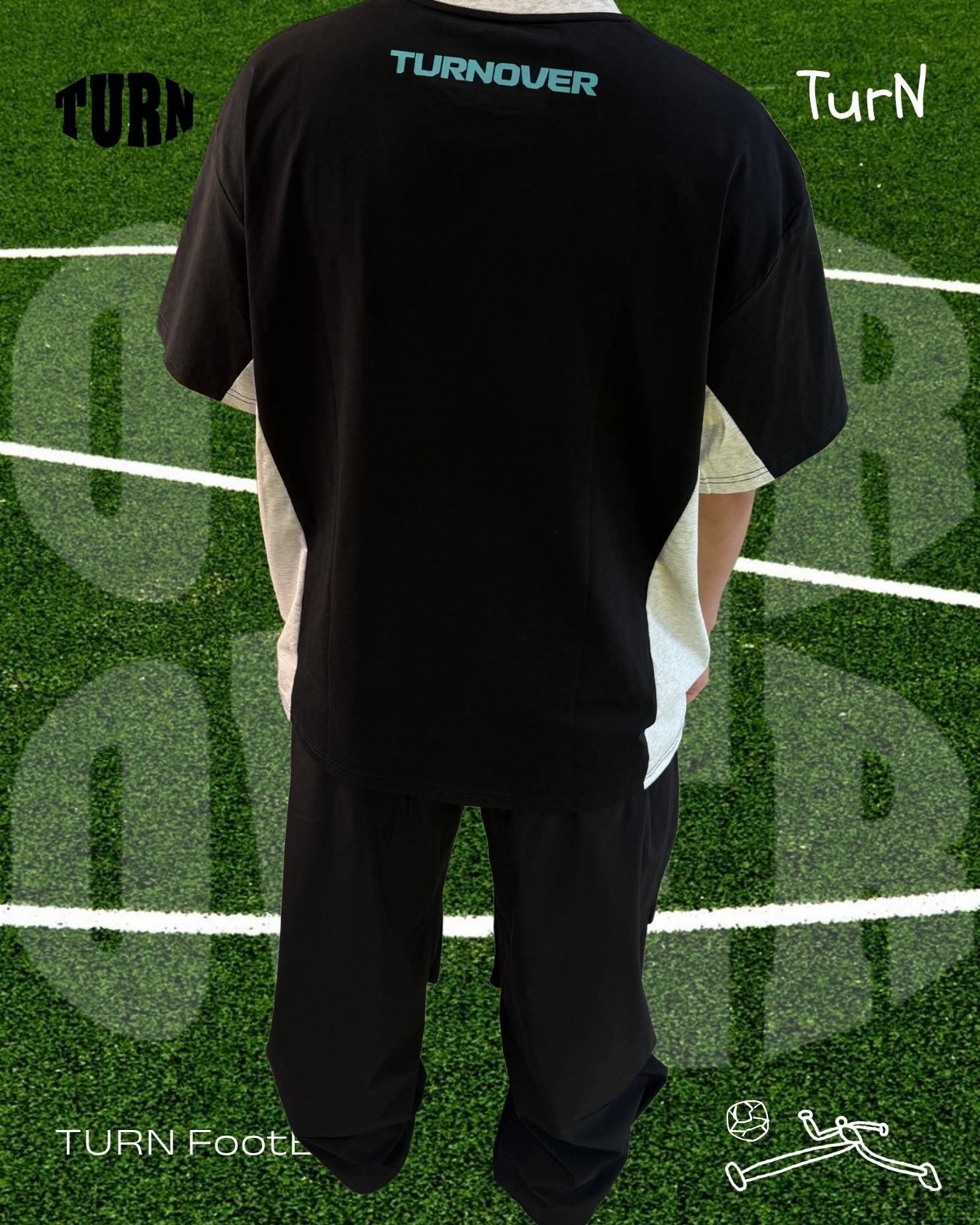 TURNOVER 2025SS UNOFFICIAL Football Tee “25SSFT2 非官方足球TEE”  