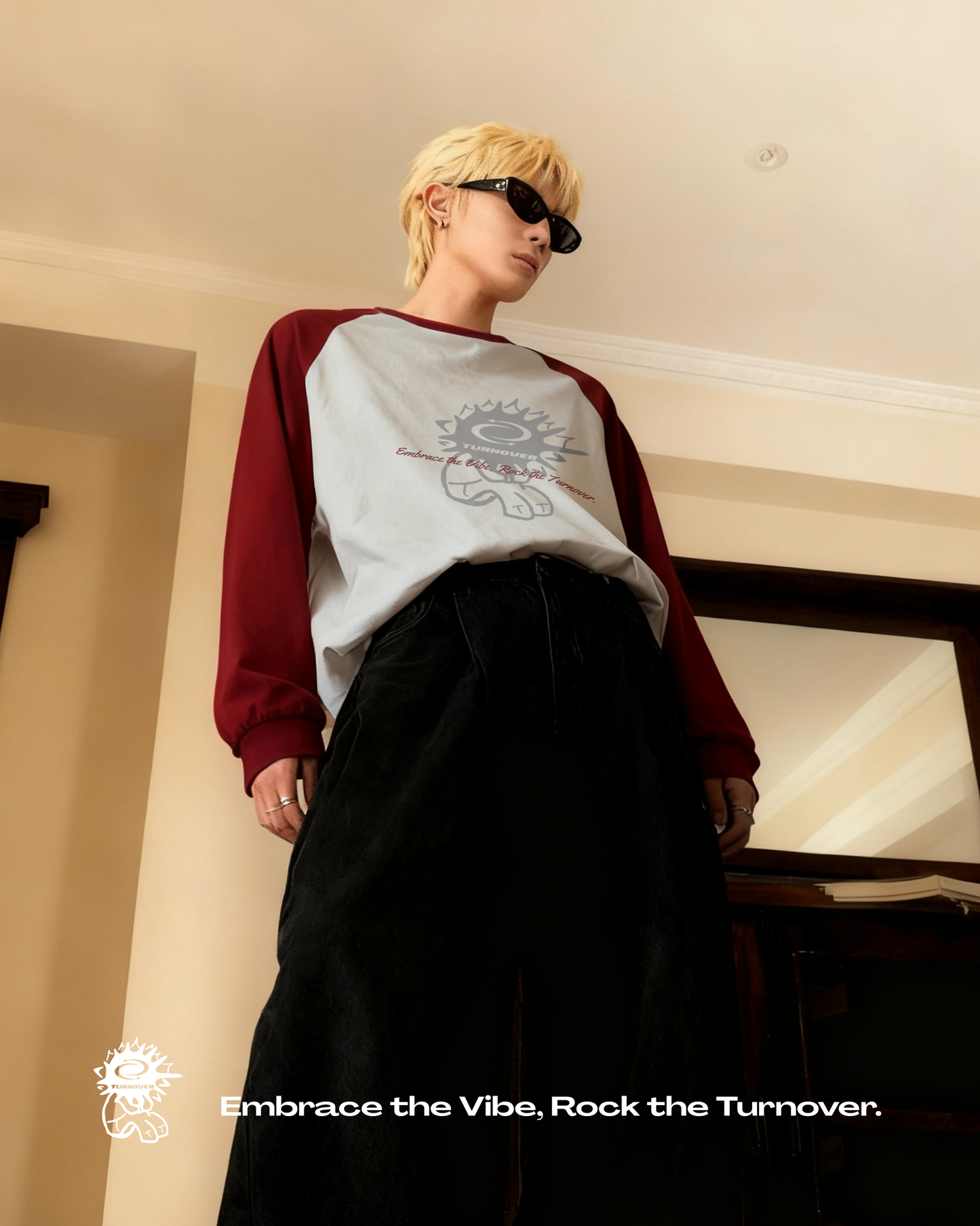 TURNOVER 2025AW Crimson Coil “25AW-LT11紅灰漩坐”