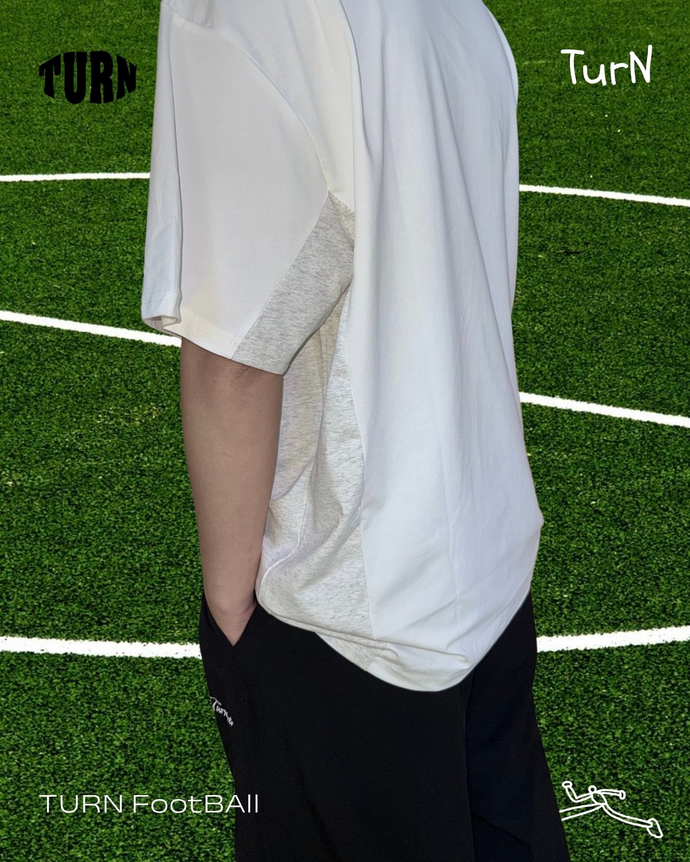 TURNOVER 2025SS UNOFFICIAL Football Tee “25SSFT2 非官方足球TEE”  
