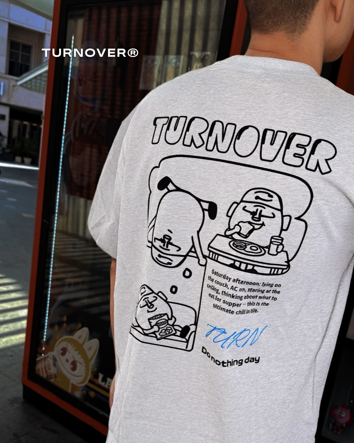 “Do nothing day” TEE TURNOVER - T2613