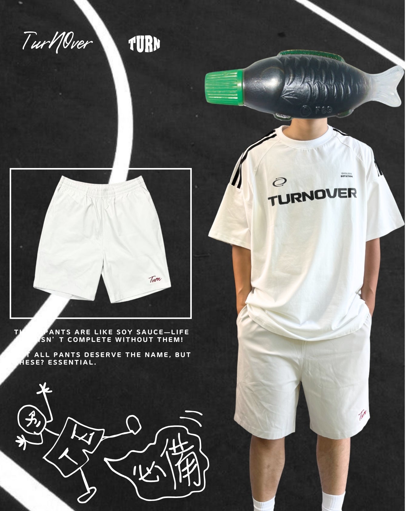  TURNOVER 2025SS The Soy Sauce Pants“25SS-S9醬油神褲直筒”