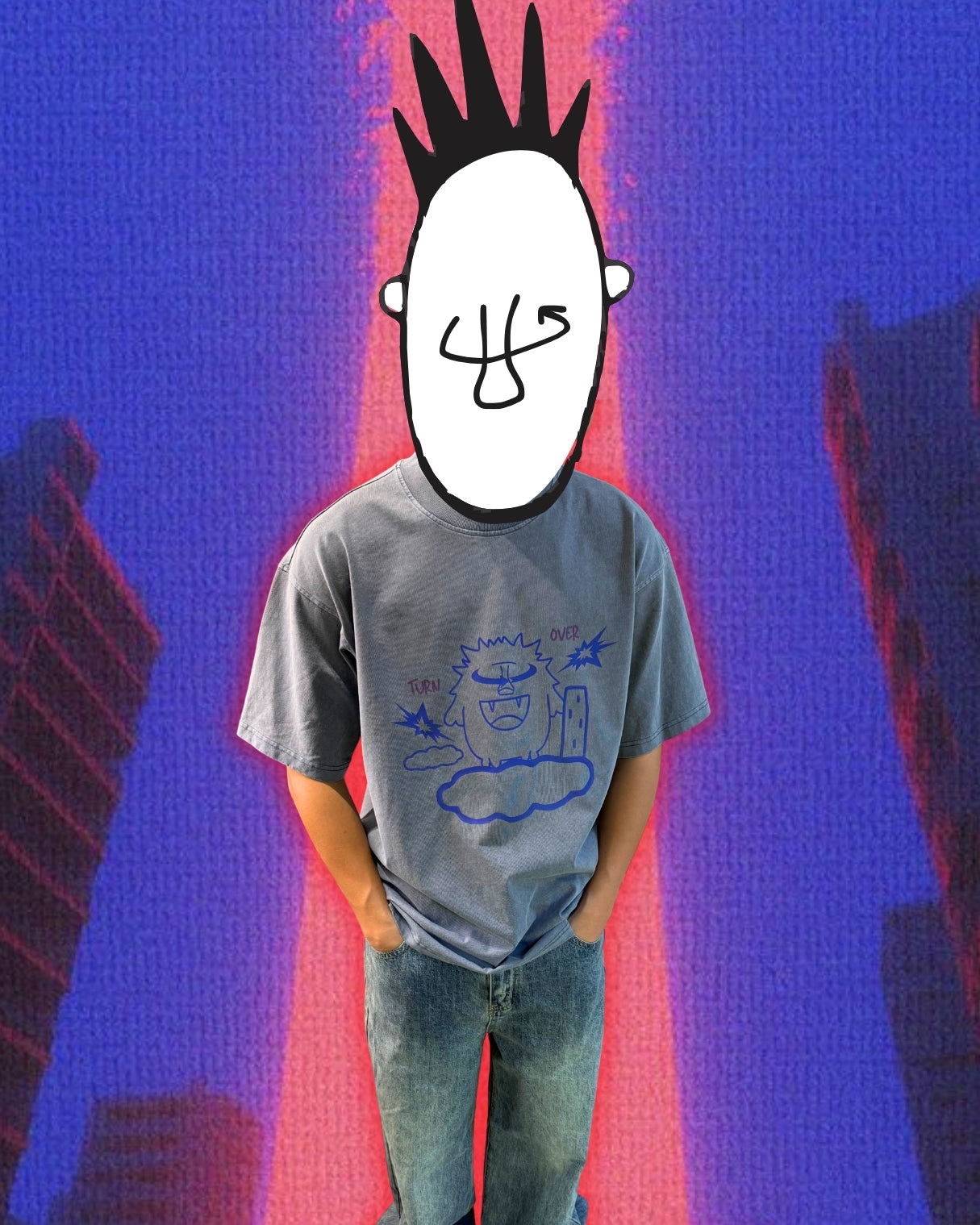TURNOVER 2025SS Monsters TEE “25SST23 怪獸TEE” 