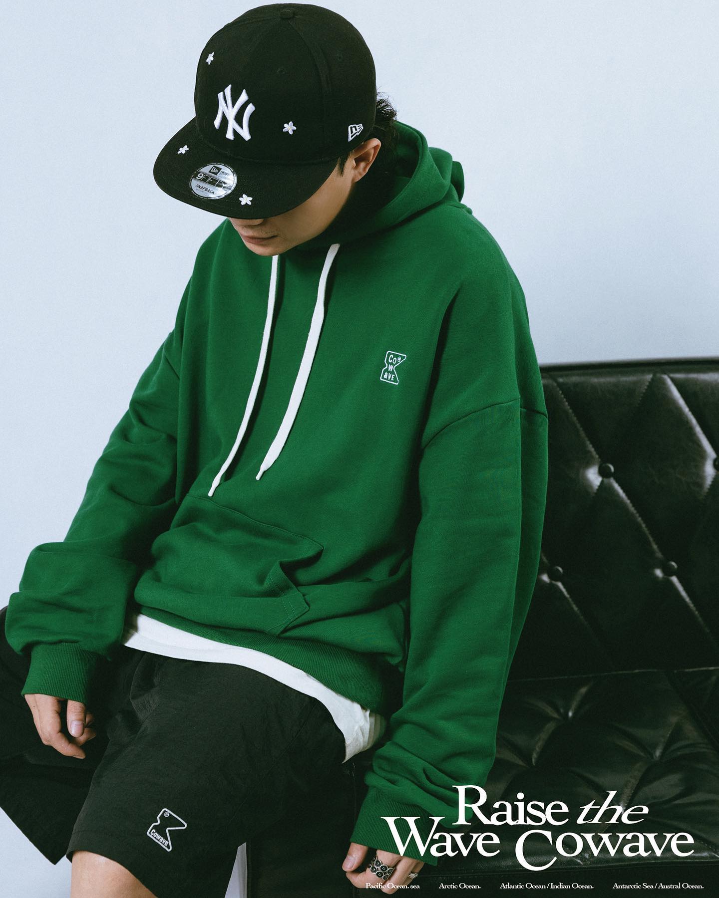 Cowave 2023-24 Fall & Winter Slogan font Hoodie