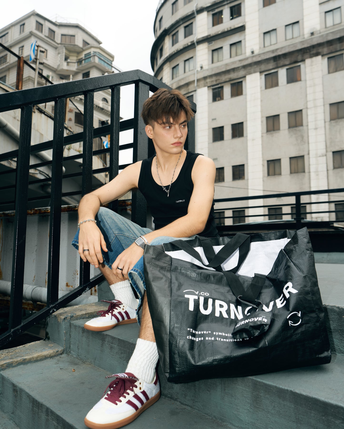 TURNOVER TOTE BAG