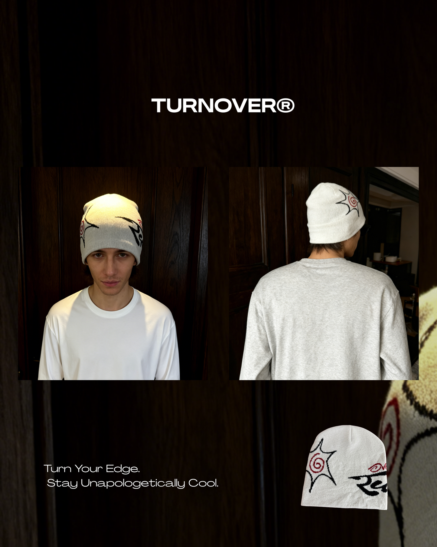 TURNOVER SHIFT “25AW-CP1 輪・針織冷帽”