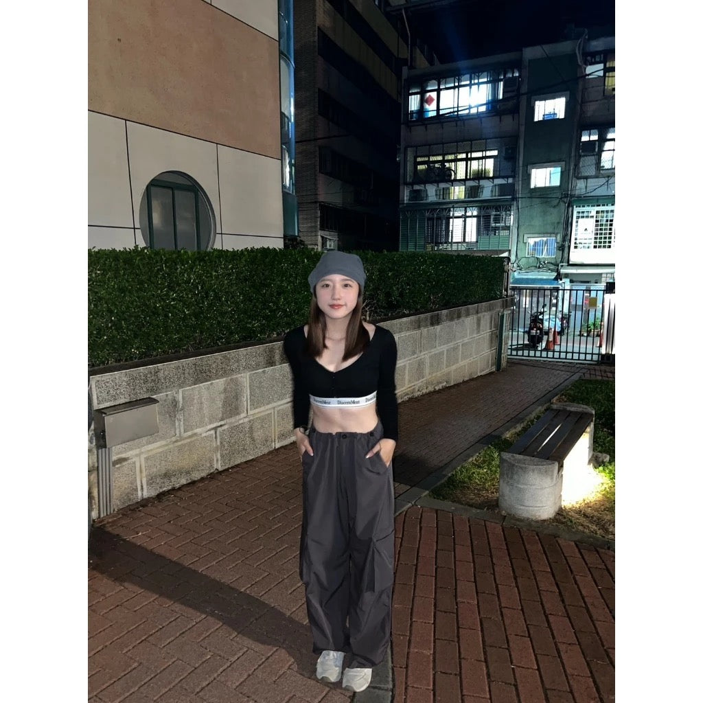 DCM 針織 有罩杯 胸墊 顯胸 V領 針織衫 針織上衣 引力帶 DCM-W22