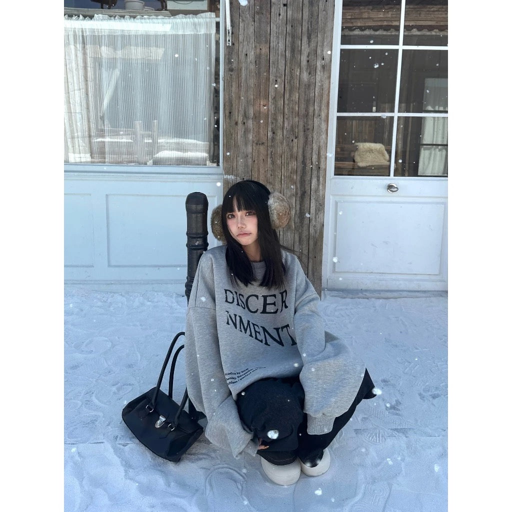 DCM 窗光 550克 重磅 短寬 大學T 衛衣 L34