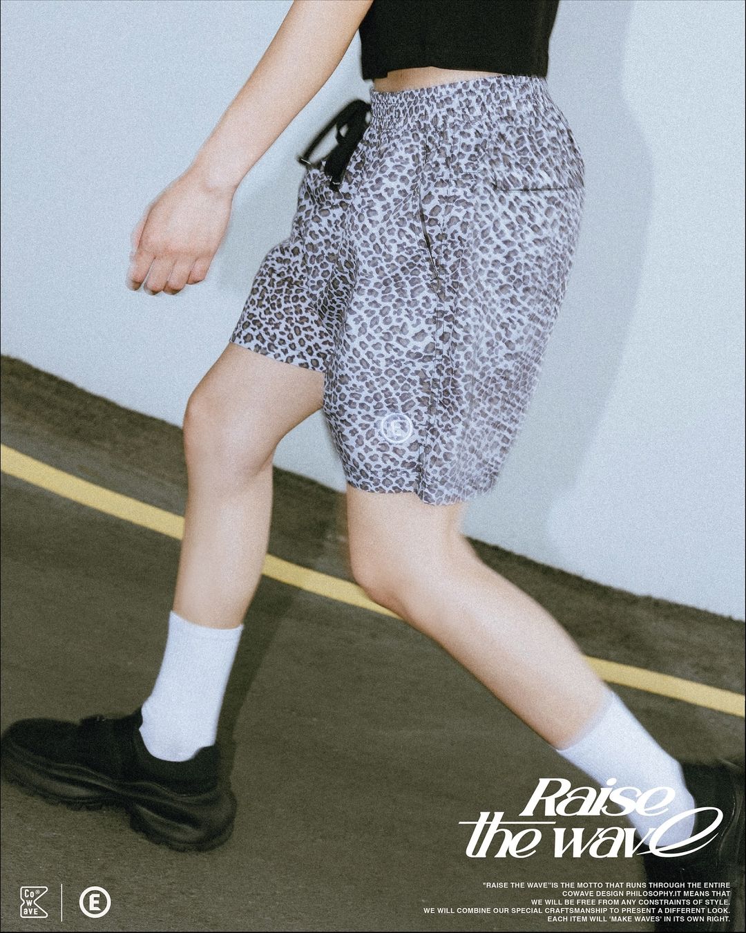 COWAVE 2024 Spring & Summer Leopard print shorts