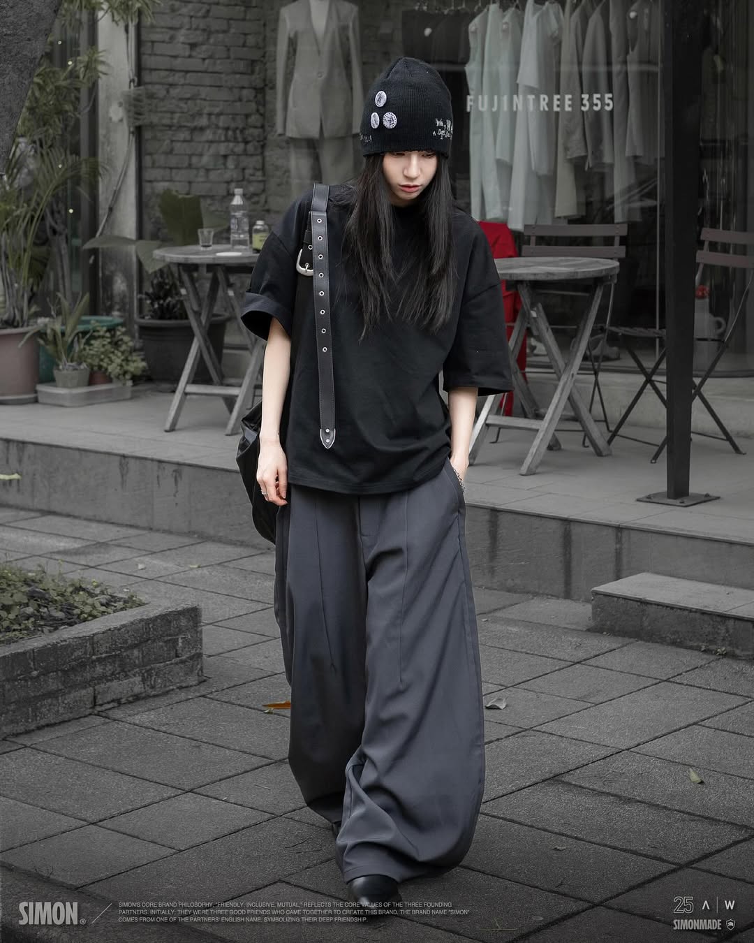 SIMON MADE BW-2517 羅德奧 彎刀 西裝褲