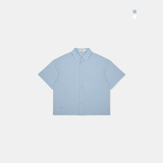 SIMON MADE TS-2509 日常生活 BOXY 牛津 短袖 襯衫
