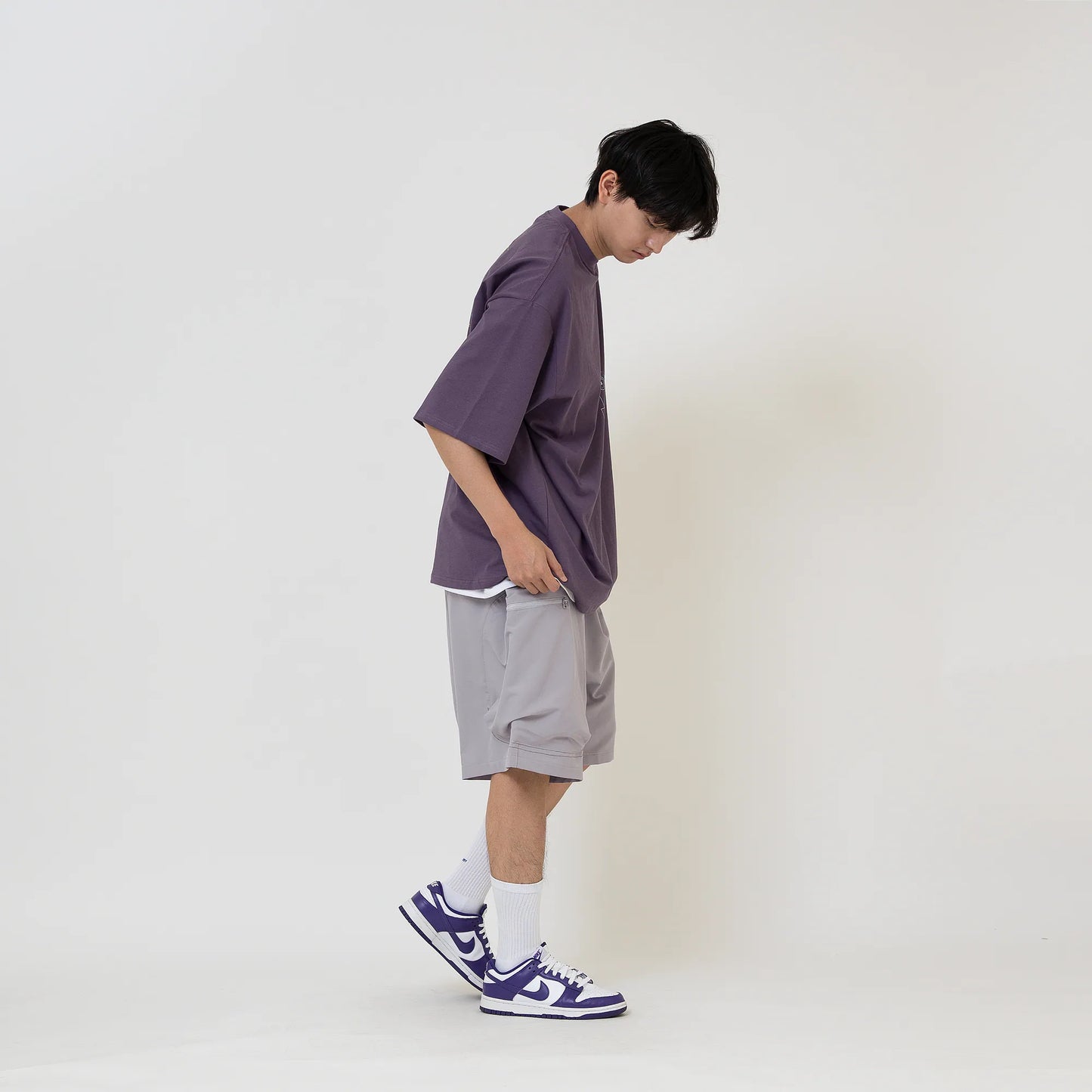ANST 六袋 拉鍊車線短褲 / 882525