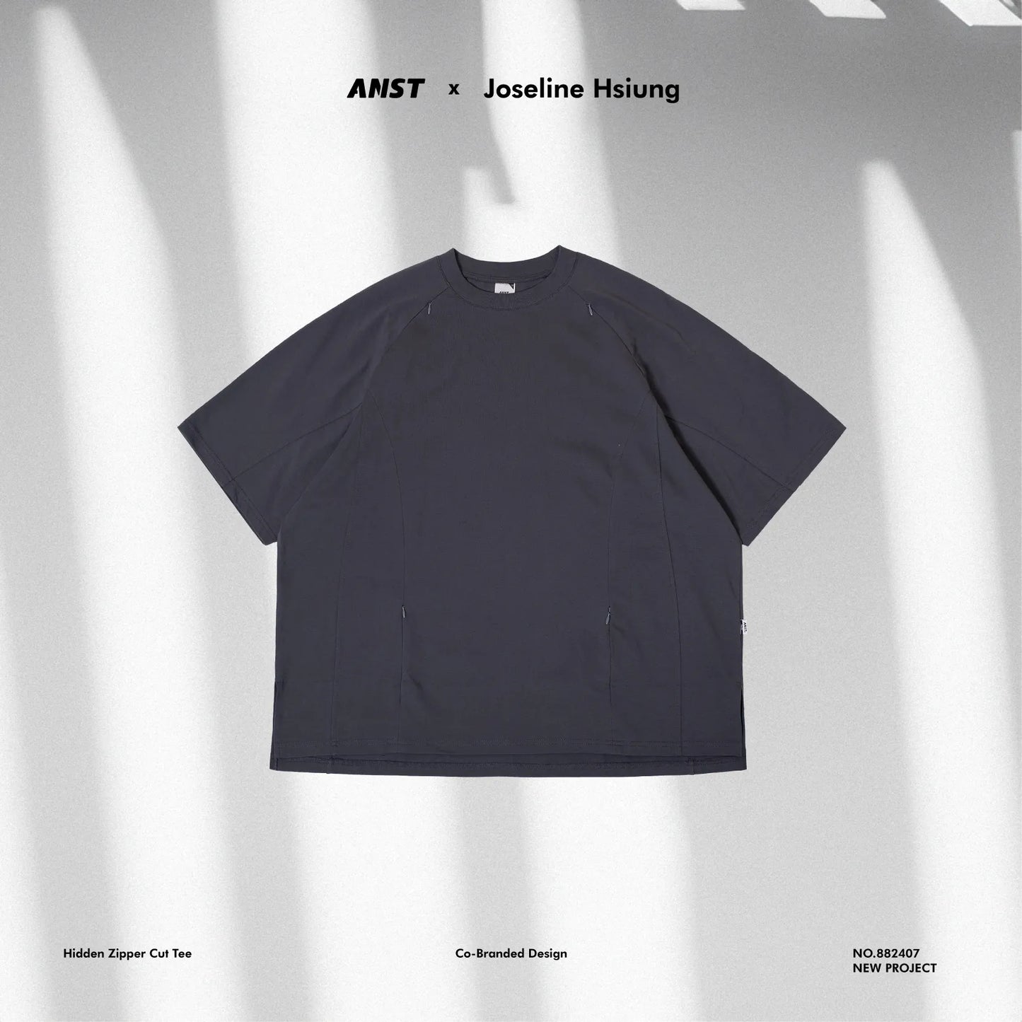 ANST X JOSELINE HSIUNG HIDDEN ZIPPER CUT TEE 882407