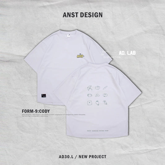 ANST FORM-9:CODY Tee/冷灰 AD30.L