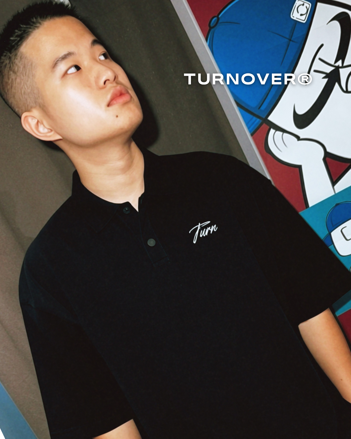 速乾慵懶兩扣上衣 POLO TURNOVER - T2618