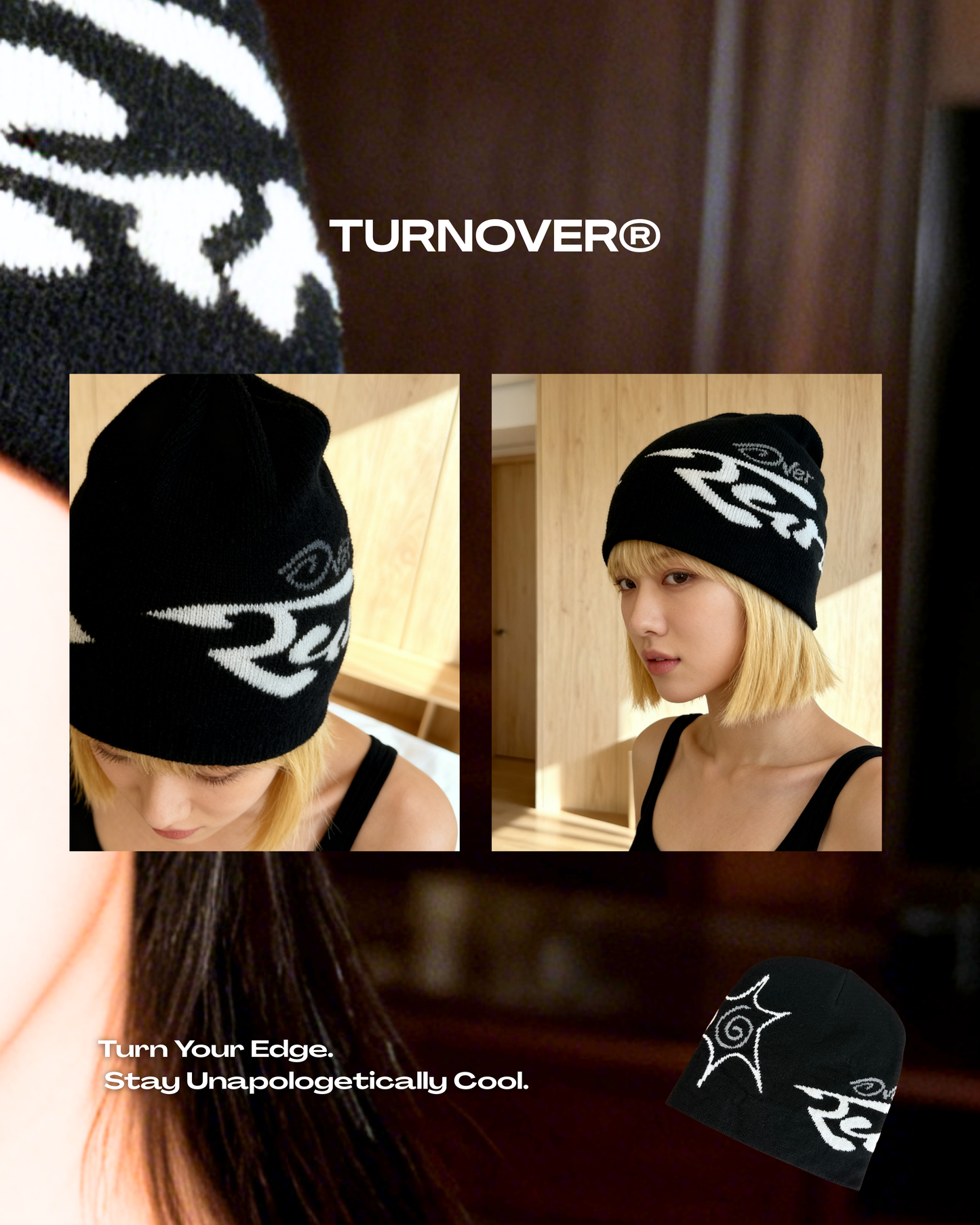 TURNOVER SHIFT “25AW-CP1 輪・針織冷帽”