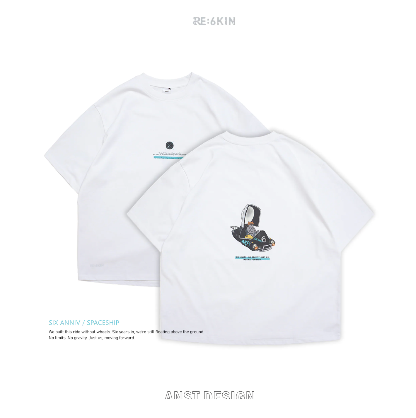 ANST 6th_Spaceship Tee/白色 AD.32L