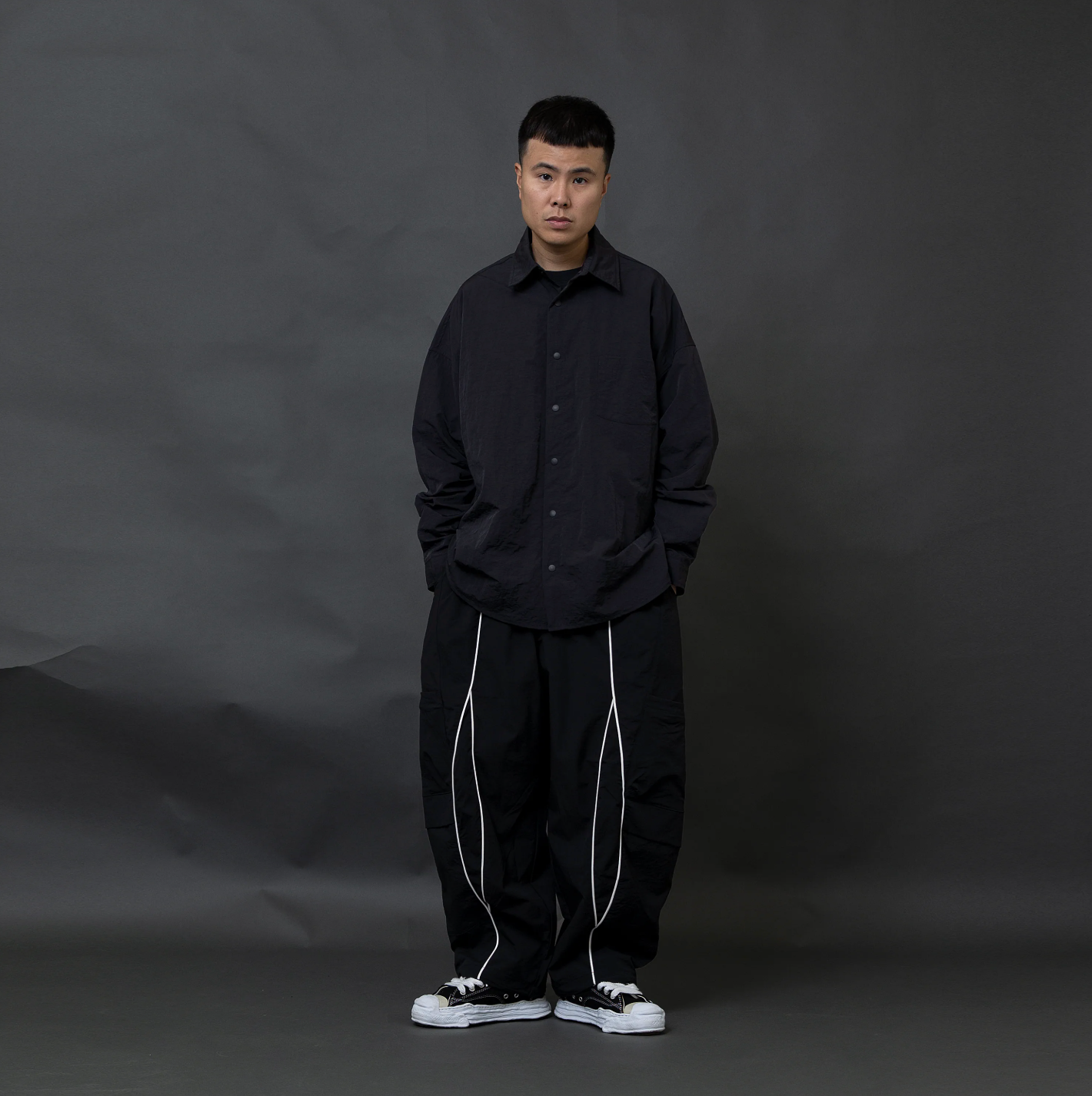 ANST 皺感硬挺刺繡襯衫882544