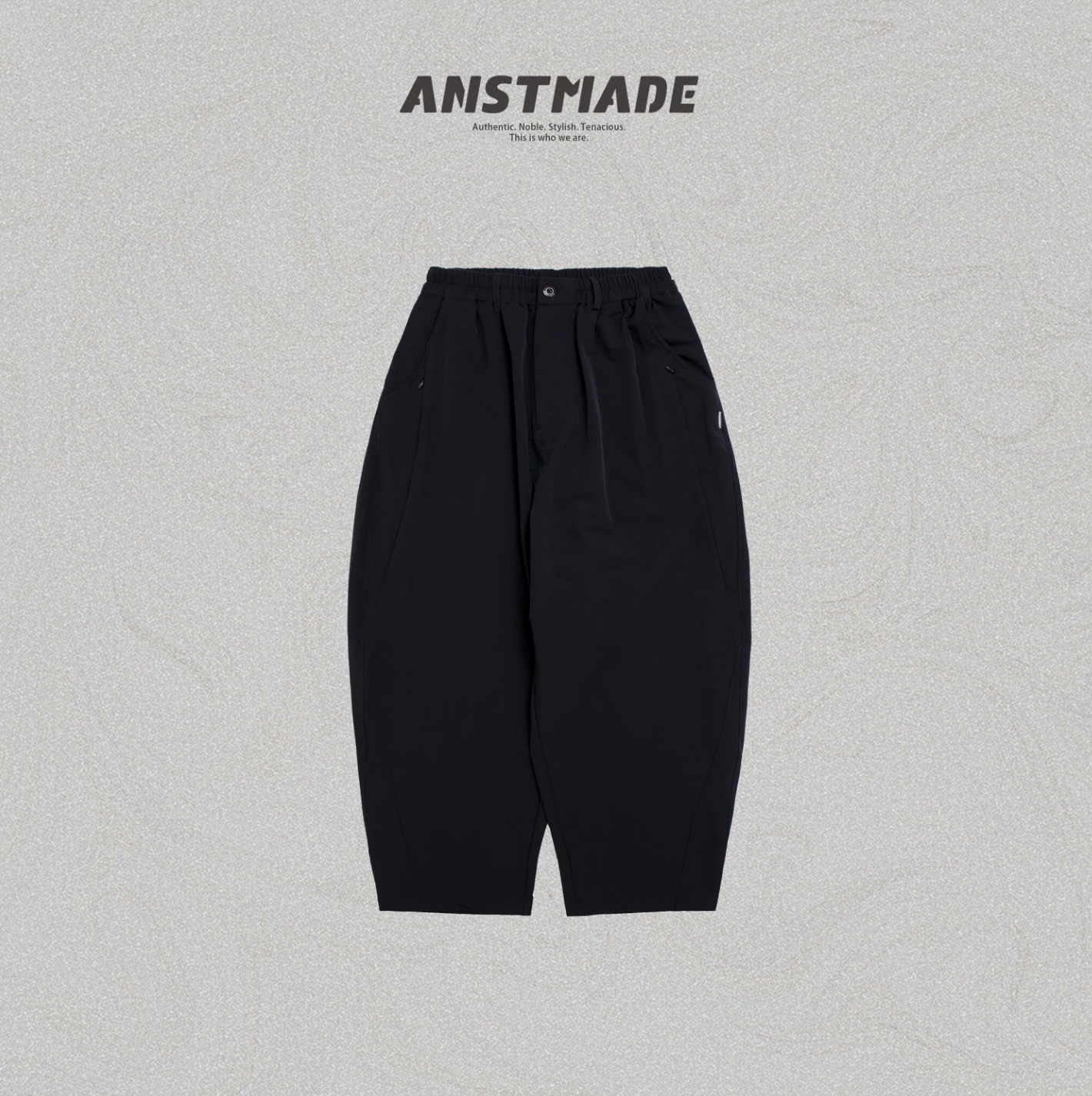 ANST 內刷絨側折錐形褲882543